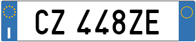 Truck License Plate